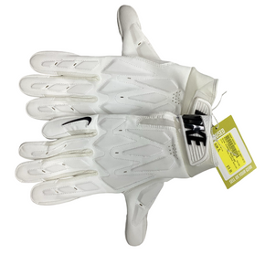 Used Nike DIAMOND RECEIVER FB Gloves White XL 11613-S000169350