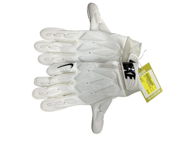 Used Nike DIAMOND RECEIVER FB Gloves White XL 11613-S000169350