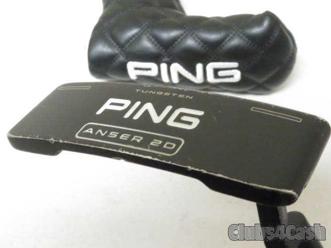 PING Anser 2D Putter Black Dot Graphite 35" +Cover