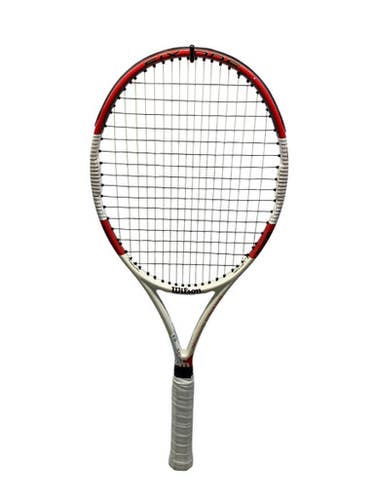 Used Wilson SIX ONE 95 S Adult Tennis Racquet Almond 4 3/8" 11347-S000257161