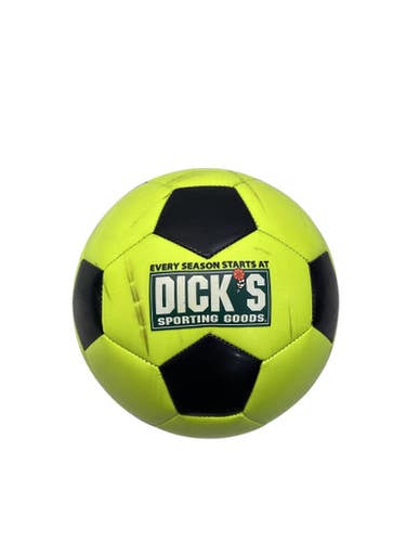 Used DICKS SPORTING GOODS YELLOW SOCCER BALL All Size Soccer Ball Yellow 3 11347-S000257132