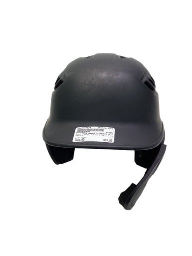 Used Rawlings R16EXT-SRREVA 6 7/8 - 7 5/8 Batting Helmet w/Mask Black MD 11347-S000257134