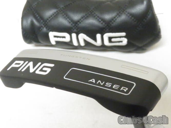 PING 2023 Anser Putter Black Dot Graphite 35" +Cover ... MINT