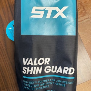 STX valor Goalie lacrosse leg guards ,large