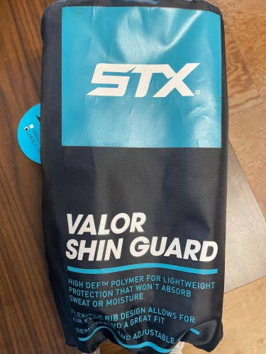 STX valor Goalie lacrosse leg guards ,large