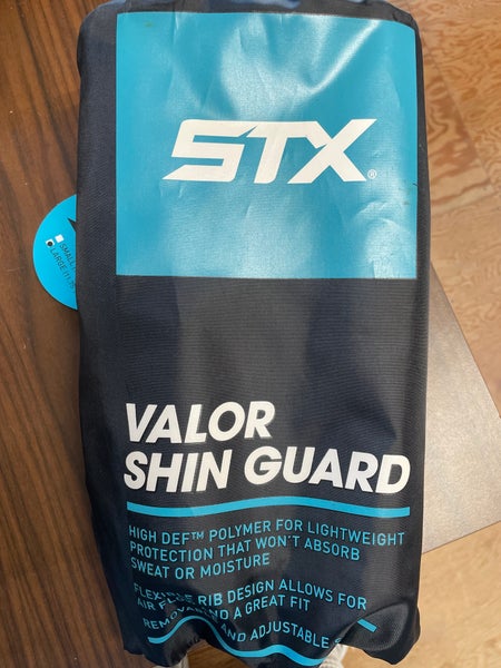 STX valor Goalie lacrosse leg guards ,large