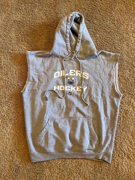 Edmonton Oilers team issued sleeveless hoodie