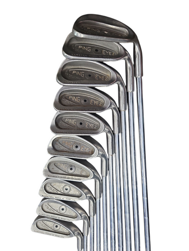 Used Ping EYE 2 BLACK DOT Mens Iron Set RH 2I-PW 11850-S000021334