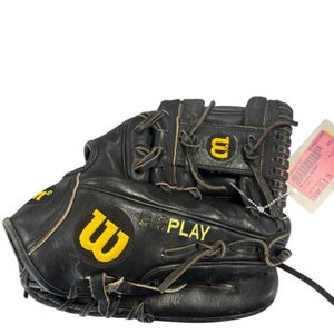 Used Wilson A2000 BB/SB Glove RH Throw Black 11 1/2" 11850-S000021711
