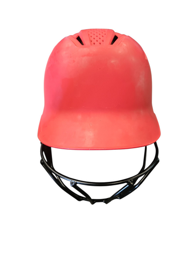Used Evoshield RED SOFTBALL Batting Helmet w/Mask Red SM 11850-S000021723