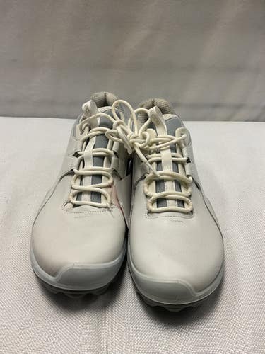 Used Ecco Mens Golf Shoes White Senior 10 11490-S000263585