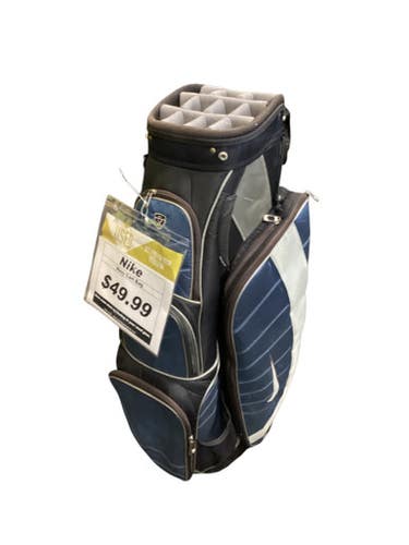 Used Nike CART BAG Mens Cart Bag Navy Blue 11884-S000053921