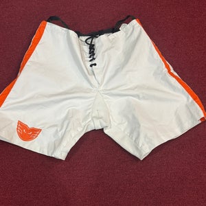 Lehigh Vallet Phantoms White Large CCM PP10 Pant Shell Pro Stock item#LHWSL