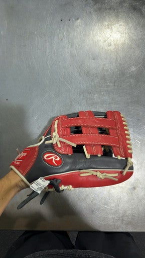 Used Rawlings BREAKOUT BO3029-6NS BB/SB Glove RH Throw Red 12 3/4" 11605-S000207454
