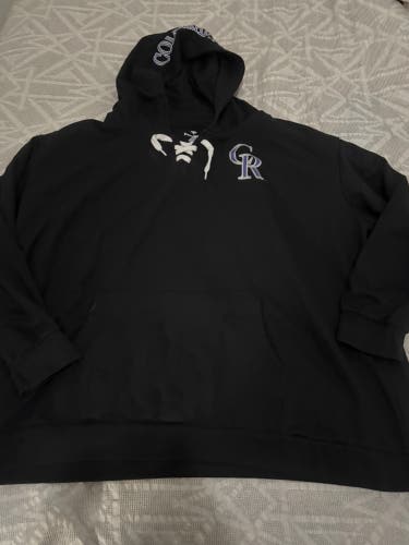 Colorado Rockies MLB Fanatics Hoodie Sweatshirts Adult 4X Black