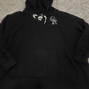 Colorado Rockies MLB Fanatics Hoodie Sweatshirts Adult 4X Black