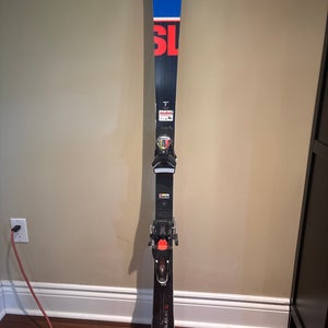 Unisex 2021 Dynastar Speed WC FIS SL 157 cm Racing Skis With Bindings Max Din 12 (Used)