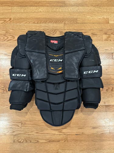 Fit 3 (Large) CCM AB Pro Hockey Goalie Chest Protector Pro Stock (Chicago Blackhawks)