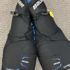 Bauer Supreme ONE.8 (Used) Large Black Senior Hockey Pants girdle ice SR adult