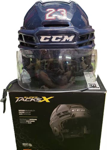 Medium CCM Super Tacks X Helmet Pro Stock (Used)