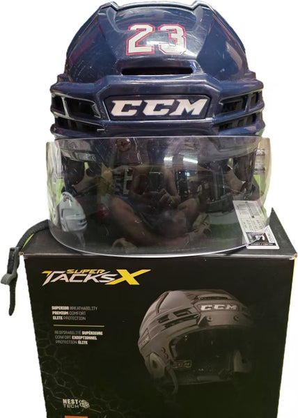 Medium CCM Super Tacks X Helmet Pro Stock (Used)