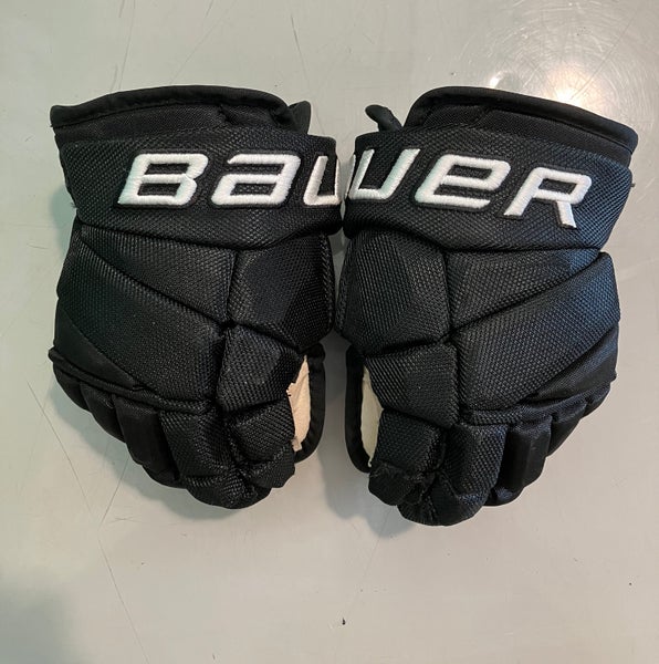 Black Junior Bauer Vapor Pro Team Gloves 10" (Used)