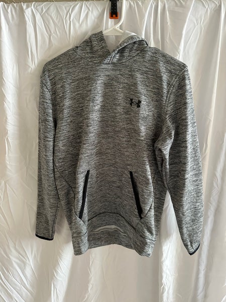 Under Armour Mens Small Loose Fit Cold Gear Sweatshirt Gray