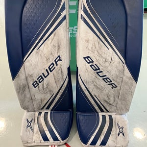 Medium Intermediate Bauer Vapor 2X Goalie Leg Pads (Used)