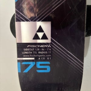 All Mountain 175 cm Fischer Pro Mt 86 Ti Skis With Bindings Max Din 16 (Used)