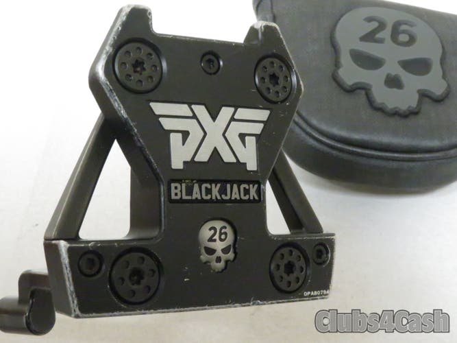 PXG Battle Ready Blackjack Putter Plumber's Neck 35" +Cover