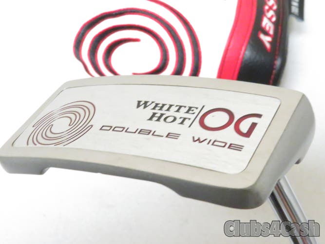 Odyssey White Hot OG Double Wide Stroke Lab Red Putter 33" + Cover .. MINT