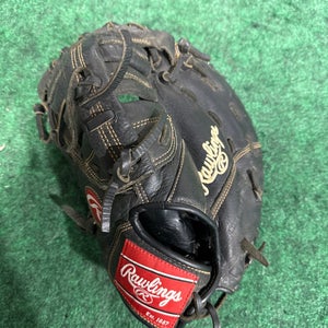 Black Rawlings Renegade LH First Base Baseball Glove 11.5" (Used)