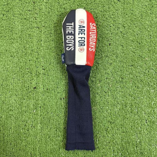Barstool Sports Saturdays Are For The Boys Hybrid Headcover Cover Blue Red White