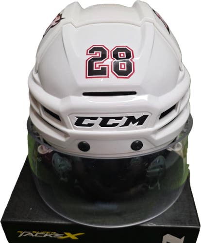 Medium CCM Super Tacks X Helmet Pro Stock (Used)-061509