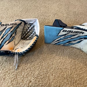 Victor Östman Pro Stock Glove and Blocker Bauer Vapor 2X Pro