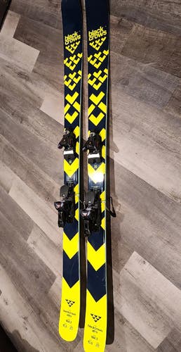 Men's 2024 Black Crows 184 cm Powder Atris Skis With Bindings Max Din 13 (Used)