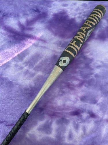 Black DeMarini Steel Bat Composite Bat (-6) Composite 30 oz 34" (Used)