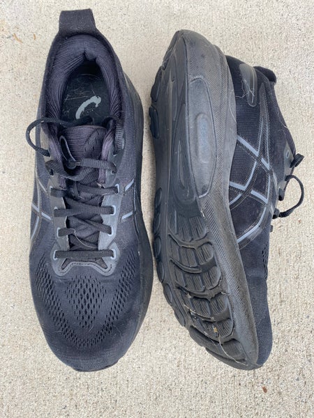 Black Men's Size M 11.0 (W 12.0) Adult Asics Shoes (Used)