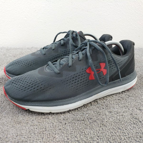 Under Armour Charged Impulse 2 Mens Size 10.5 Running Shoes Gray Sneakers Low