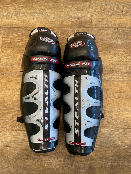 Senior Easton Stealth S1 Shin Pads 14" (Used)