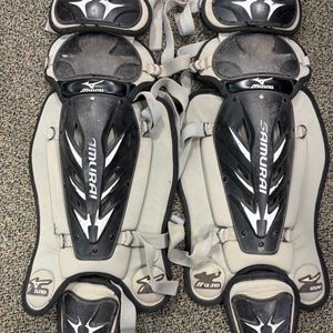 Adult Mizuno Samurai Catcher's Leg Guards | 15.5" (Used)