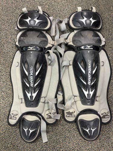 Adult Mizuno Samurai Catcher's Leg Guards | 15.5" (Used)