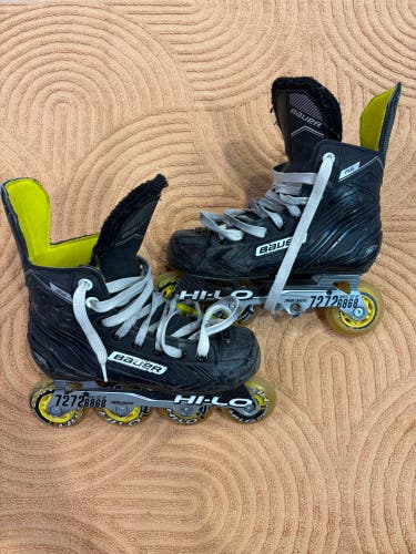 Junior Bauer RS Inline Skates Regular Width Size 3 | Missing 1 Wheel (Used)
