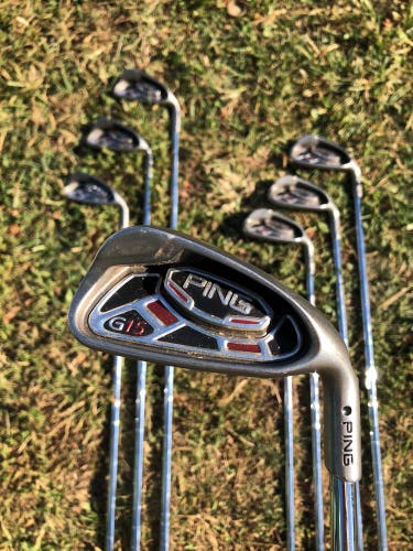 Men's Ping G15 Iron Set Right Handed - Ping AWT Shaft (Used)