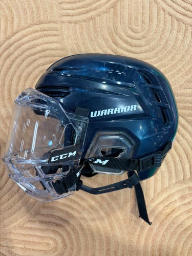 Blue Small Warrior Alpha One Pro Helmet (Used)