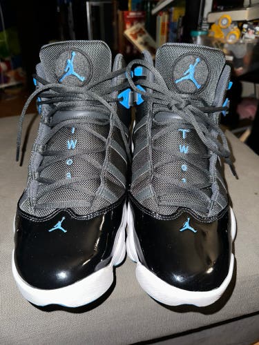 Air Jordan 6 rings Shoes Anthracite Univ Blue sz13