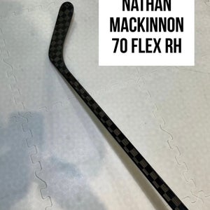 Senior(1x)Right MacKinnon 70 Flex ProBlackStock™ Unbranded Pro Stock Hockey Stick (Extra lites)