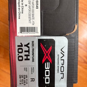 Bauer Vapor X300 Hockey Skates Regular Width Youth 10 (Used)
