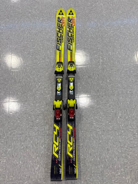 Fischer RC4 World Cup GS 160 cm Skis | Fischer RC4 Z11 Bindings (Used)