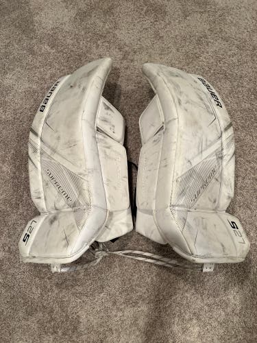 Small Bauer Supreme S27 Goalie Leg Pads (Used)